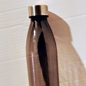 Elegant Black Glass Vase